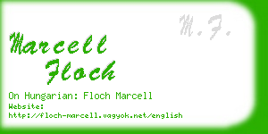 marcell floch business card